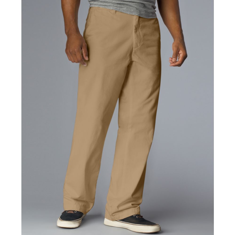 Lyst - Dockers D3 Classic Fit Soft Khaki Flat Front Pants in Natural ...