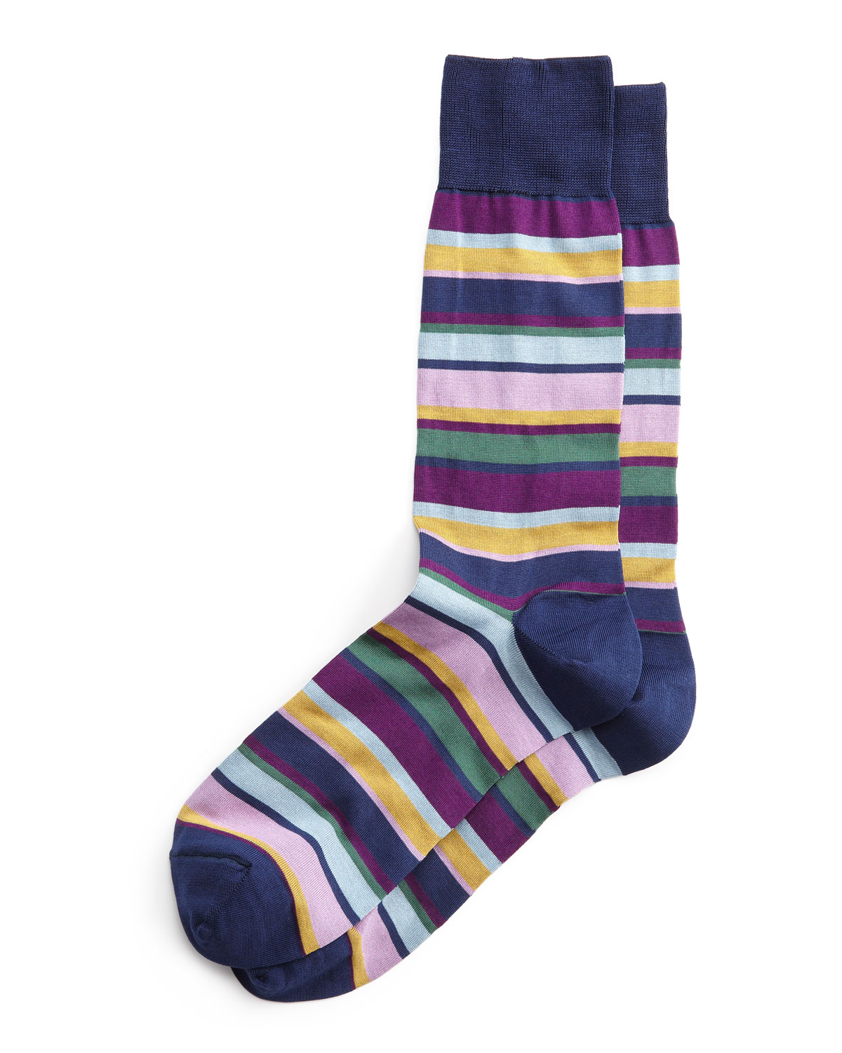 Punto Striped Socks in Blue for Men (null) | Lyst