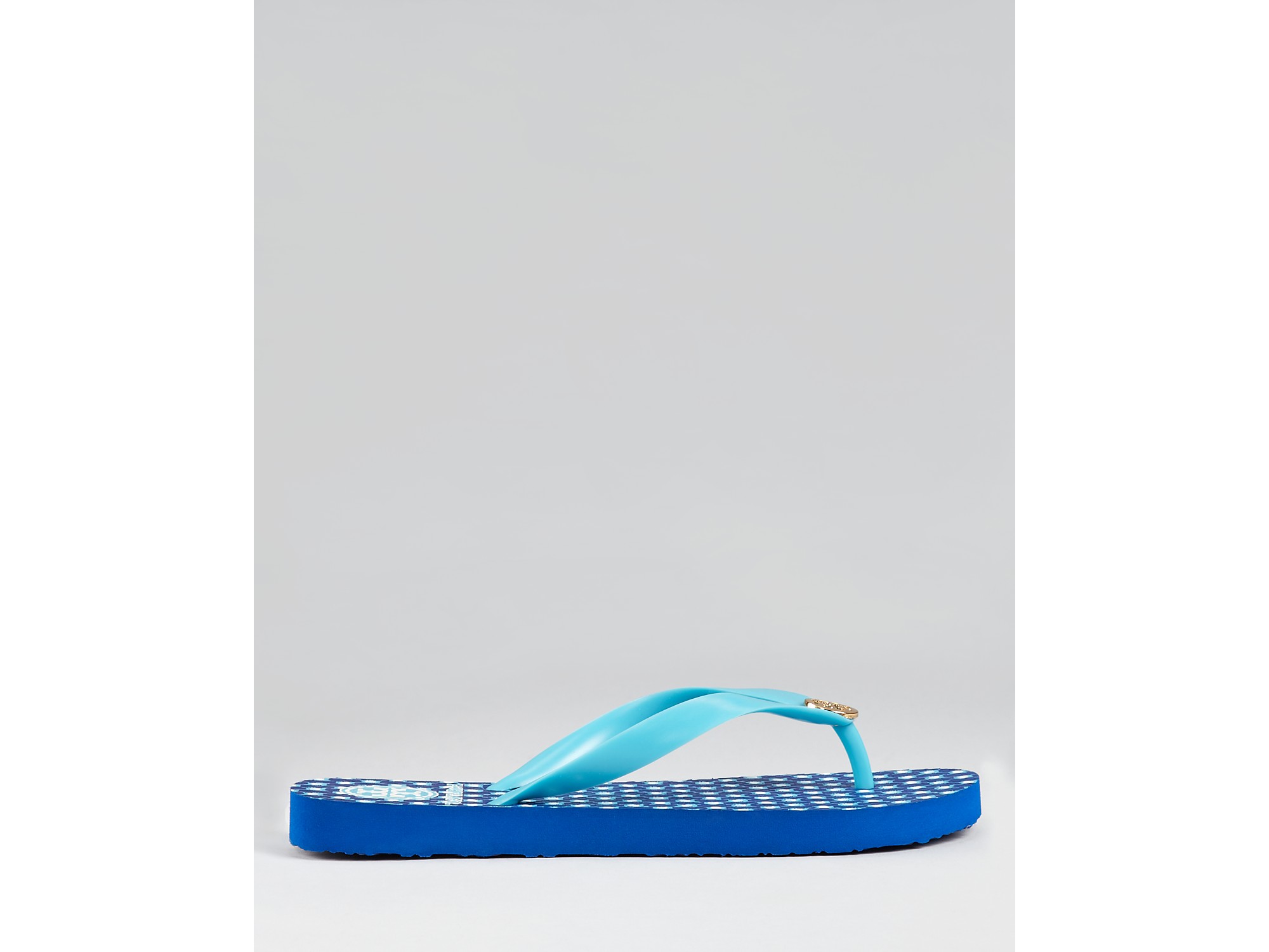Lyst - Tory Burch Flip Flops in Blue
