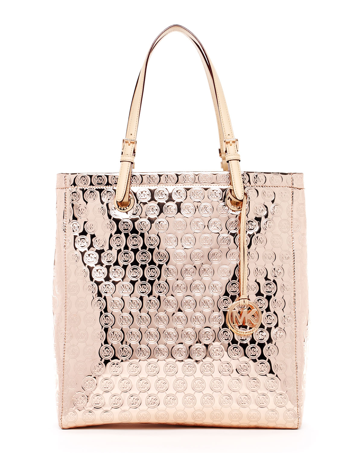 michael kors rose print bag