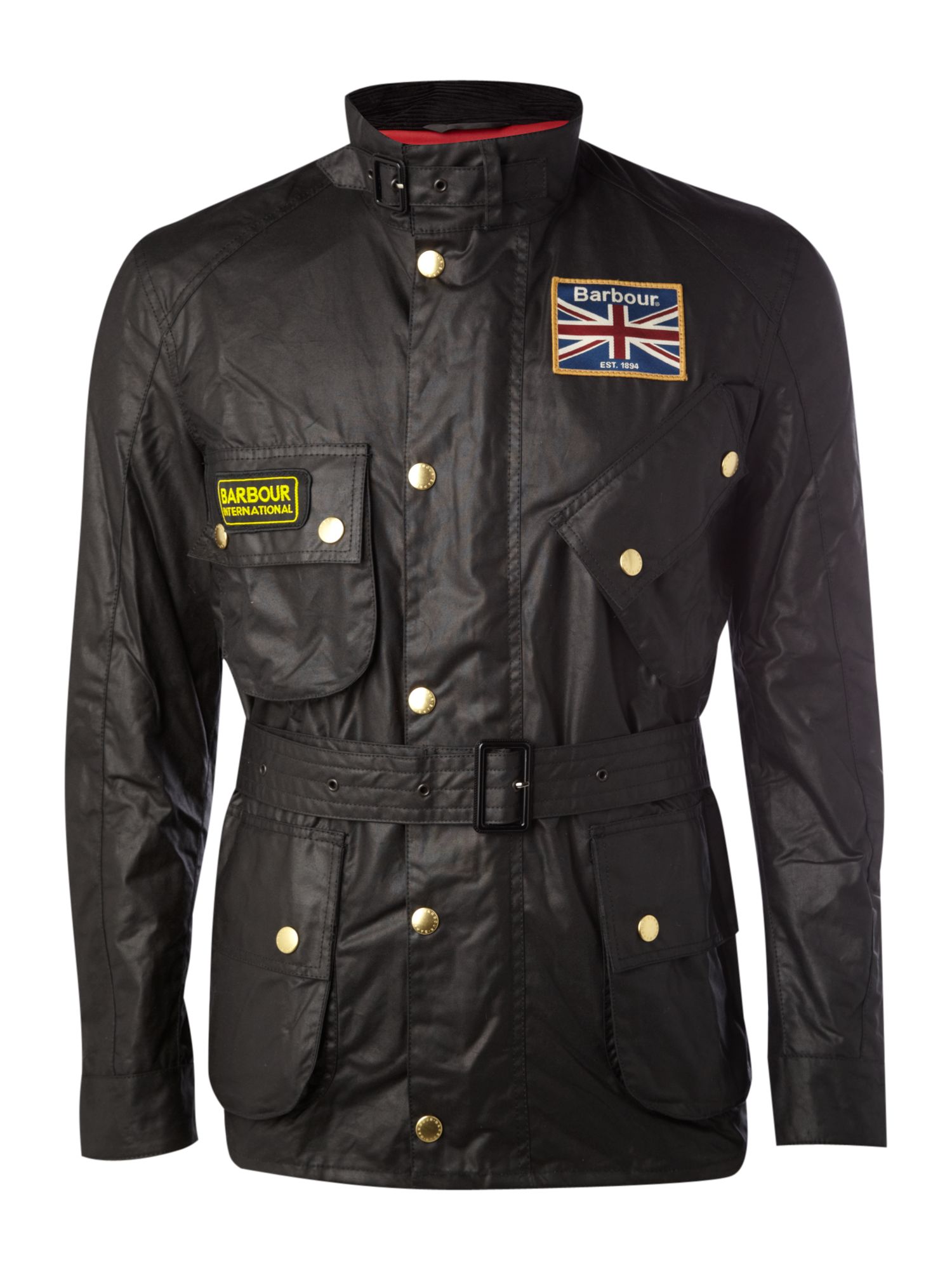 Lyst Barbour Union Jack Lined Motorcycle iJacketi in Black 