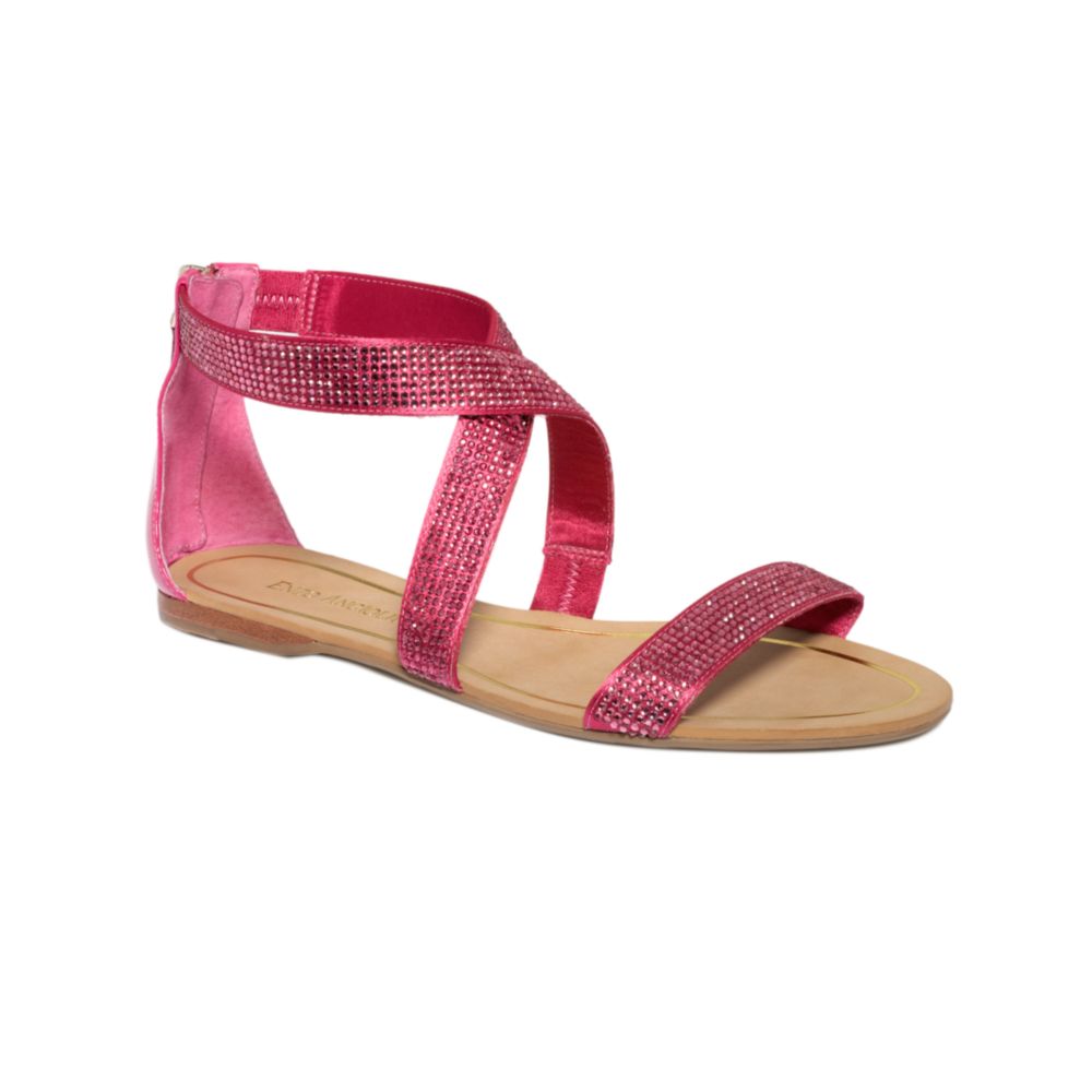 Enzo Angiolini Persuit Flat Sandals in Pink (fuschia) | Lyst