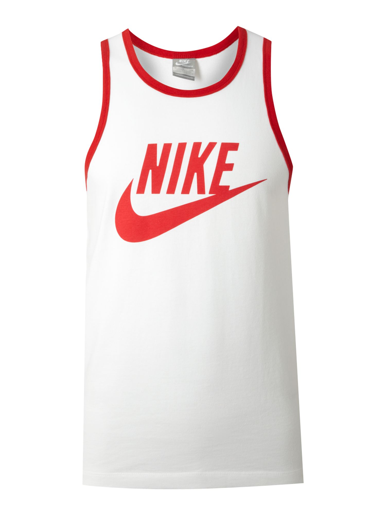Nike Logo Tshirt in White for Men | Lyst