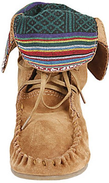 Steve Madden Moccasin Boots in Brown (chestnut) | Lyst