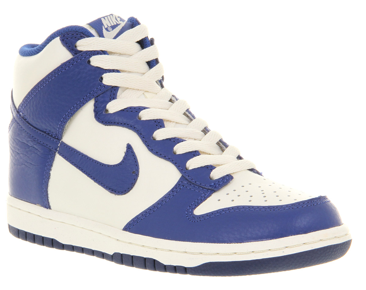 women's nike dunk high blue