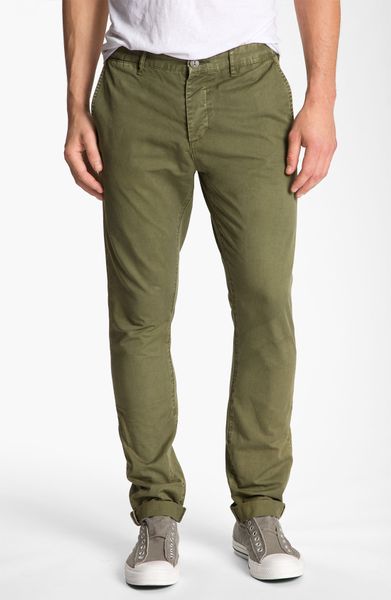 Obey Classique Chino Pants in Green for Men (avocado) | Lyst