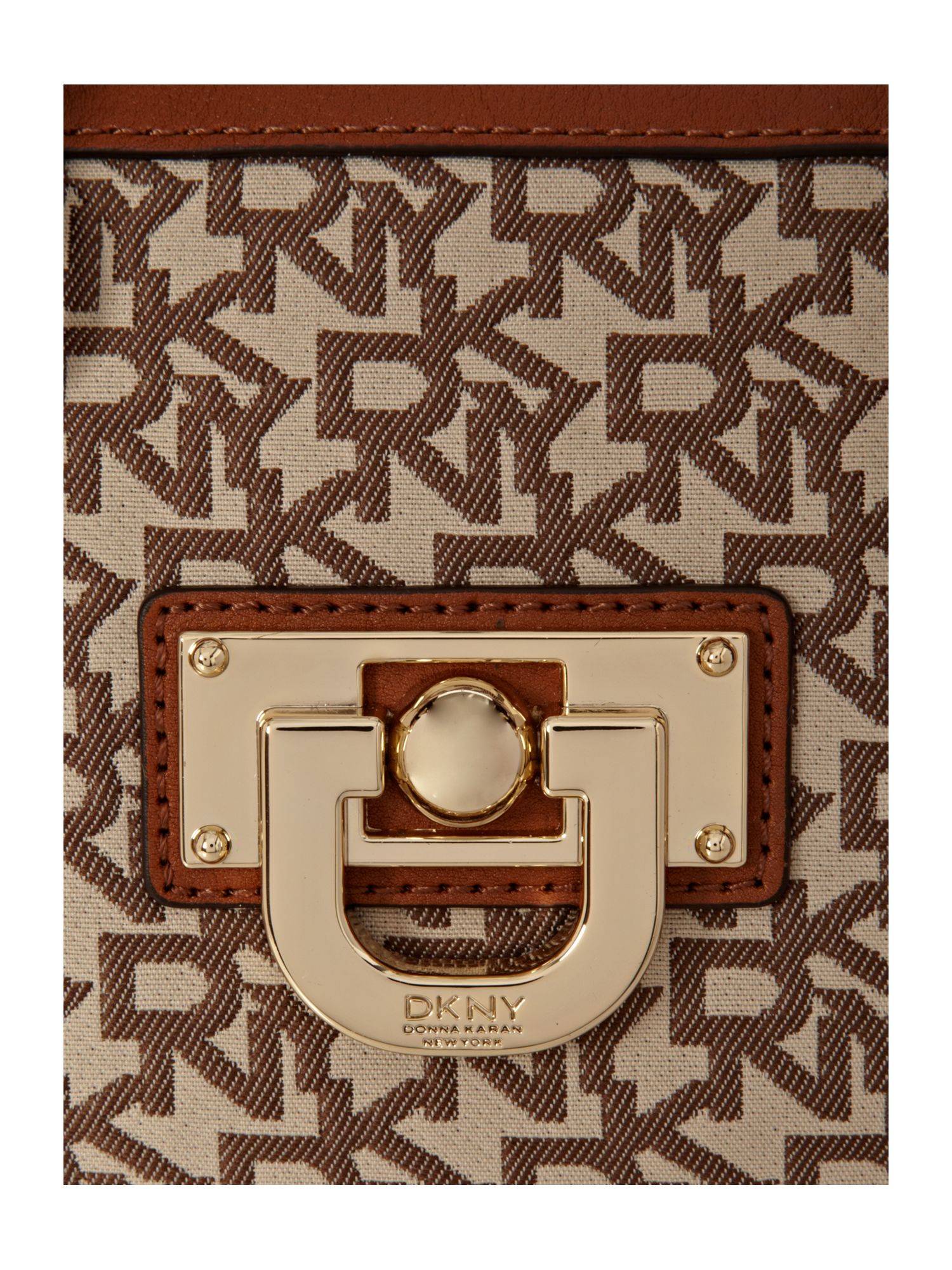 Dkny Vintage Ziptop Crossbody Bag in Brown Lyst