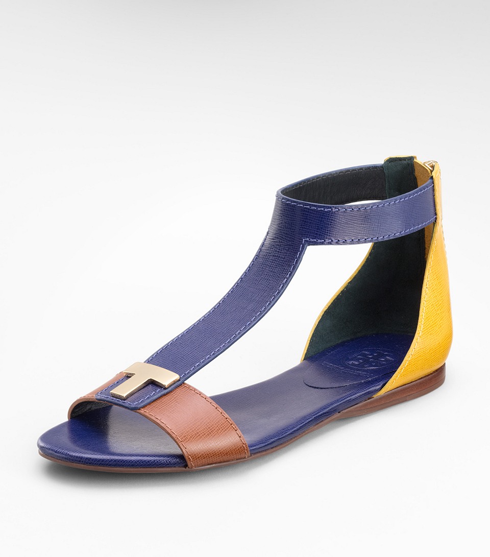 tory burch blue shoes