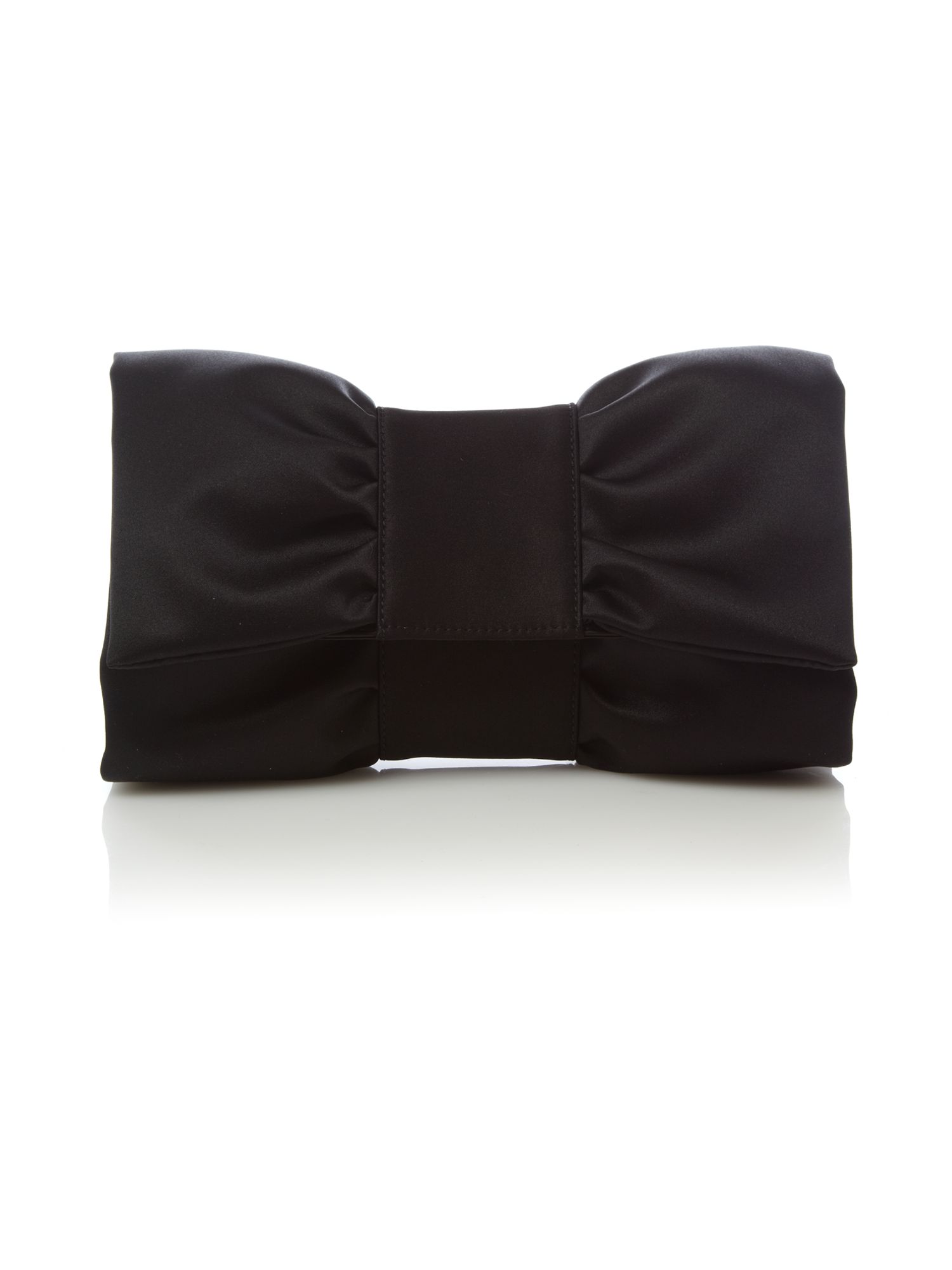 Furla Bow Clutch Bag in Black | Lyst