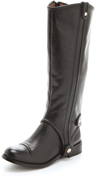 Juicy Couture Removable Shaft Boots in Black | Lyst