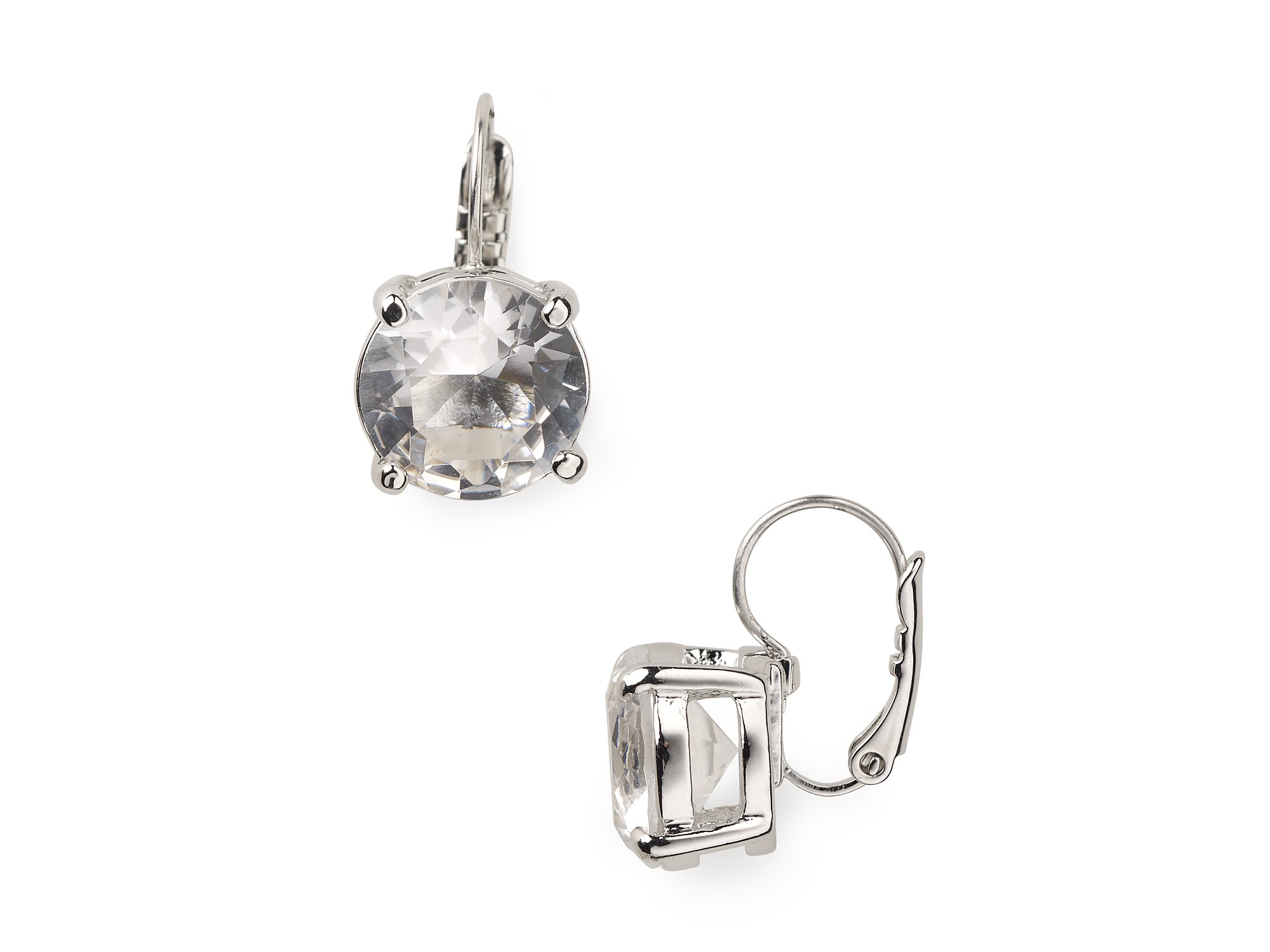 Lyst Ever Kate Spade New York Round Lever Back Earrings In Metallic Gallery