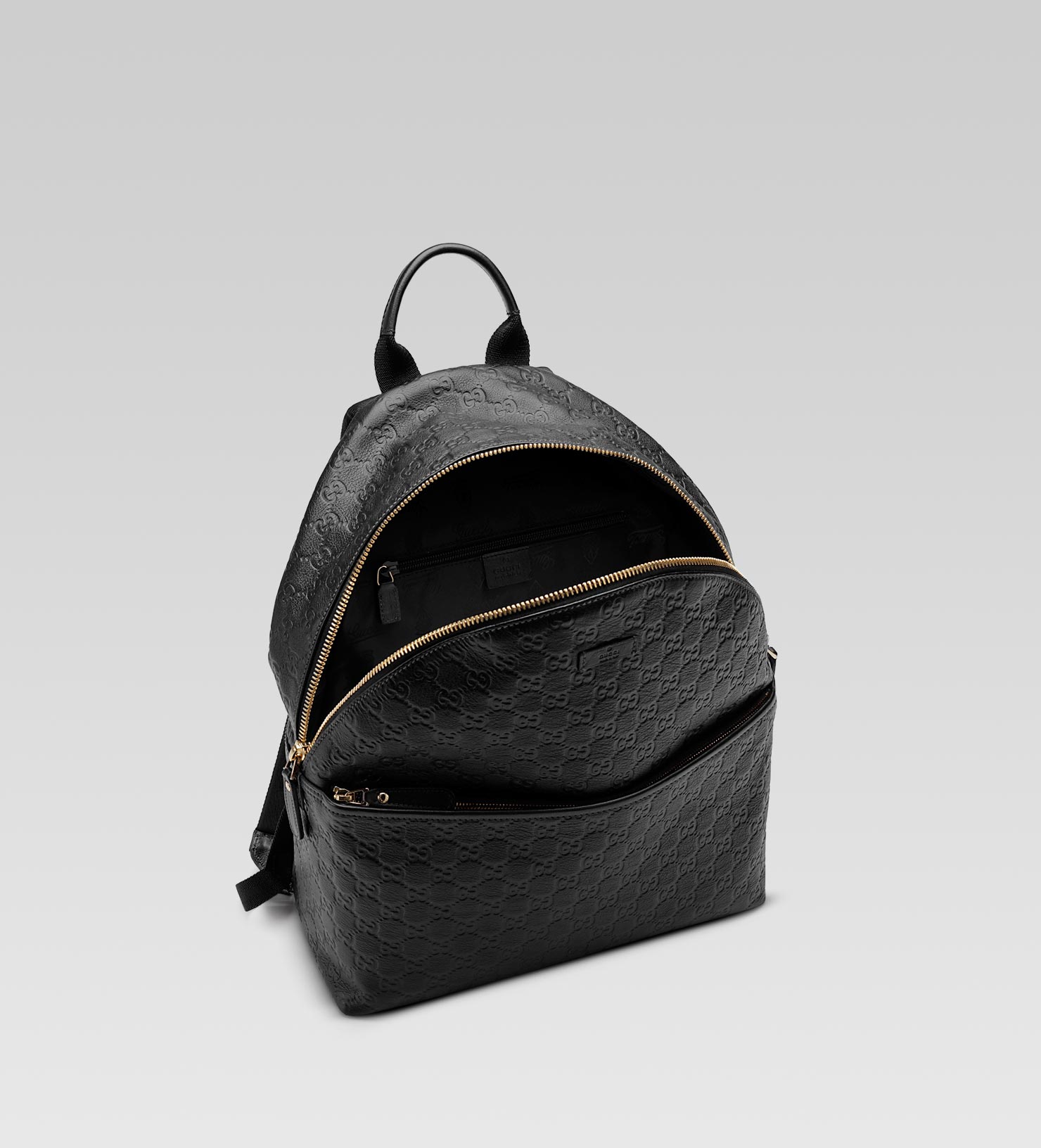 Lyst - Gucci Zip Backpack in Black for Men