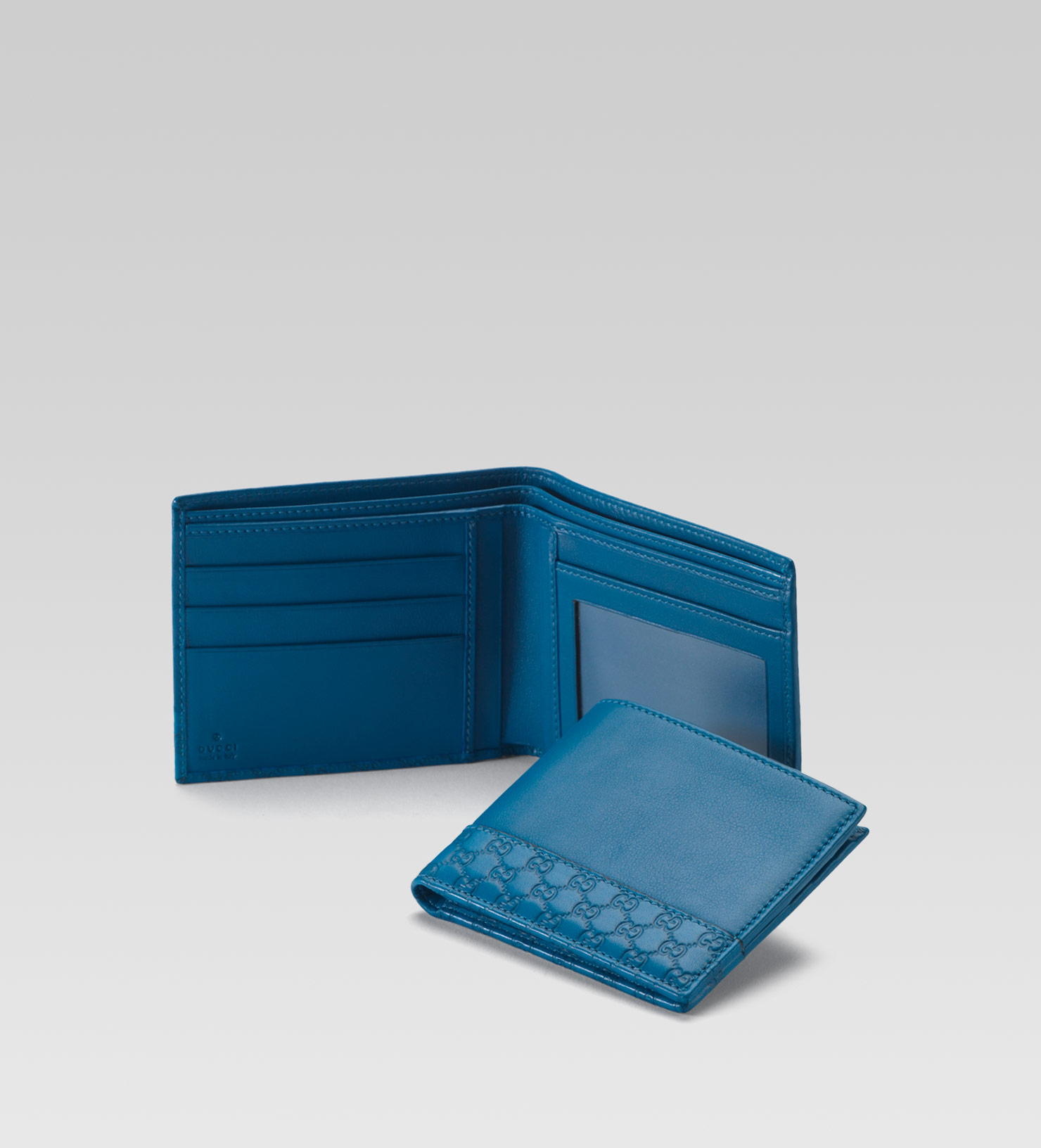 Gucci Bifold Wallet in Blue for Men | Lyst