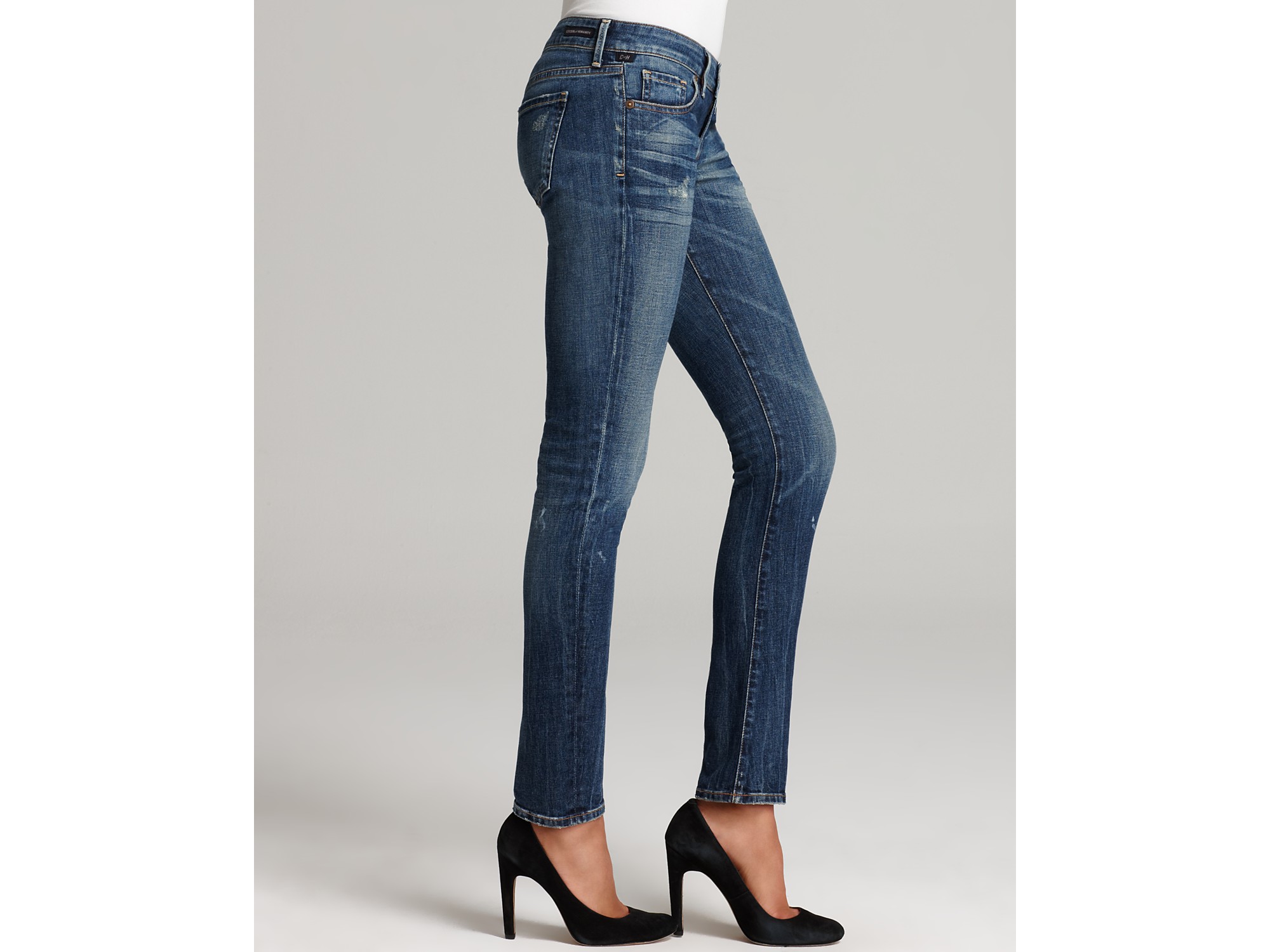 Citizens of humanity Racer Low Rise Skinny in Blue | Lyst