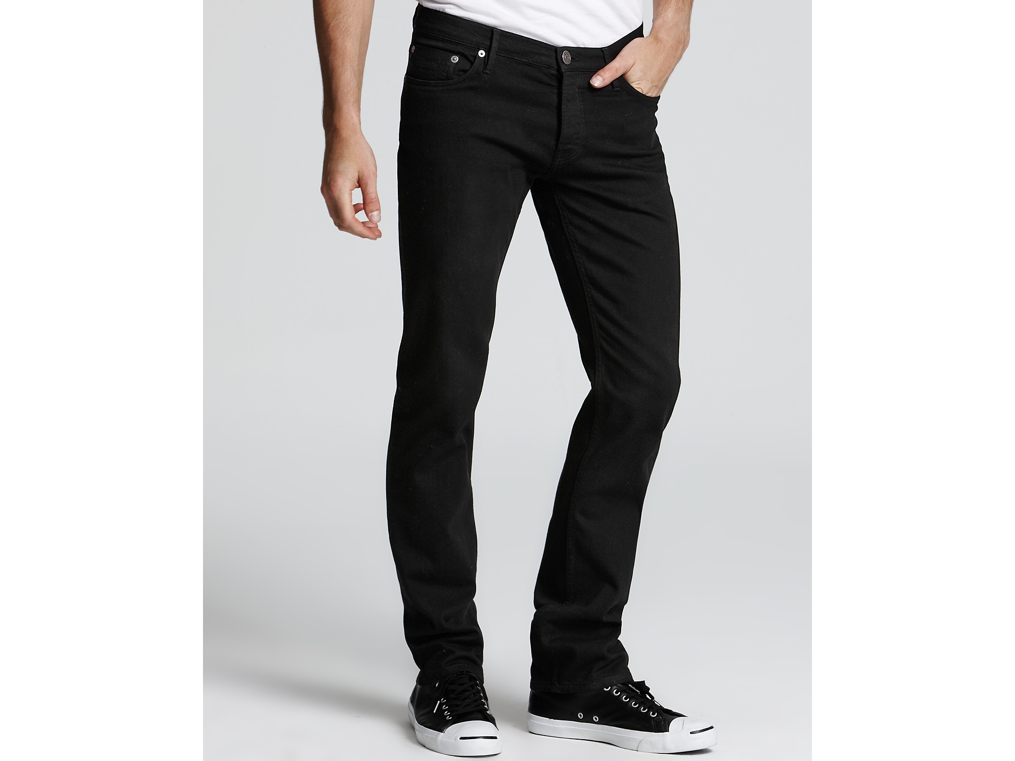 Burberry Brit Steadman Stretch Slim Fit Jeans in Black for Men (clean ...