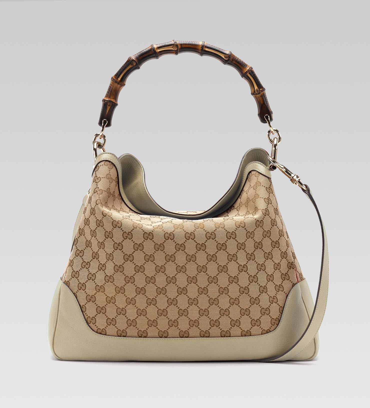Lyst - Gucci Diana Bamboo Handle Shoulder Bag in Natural