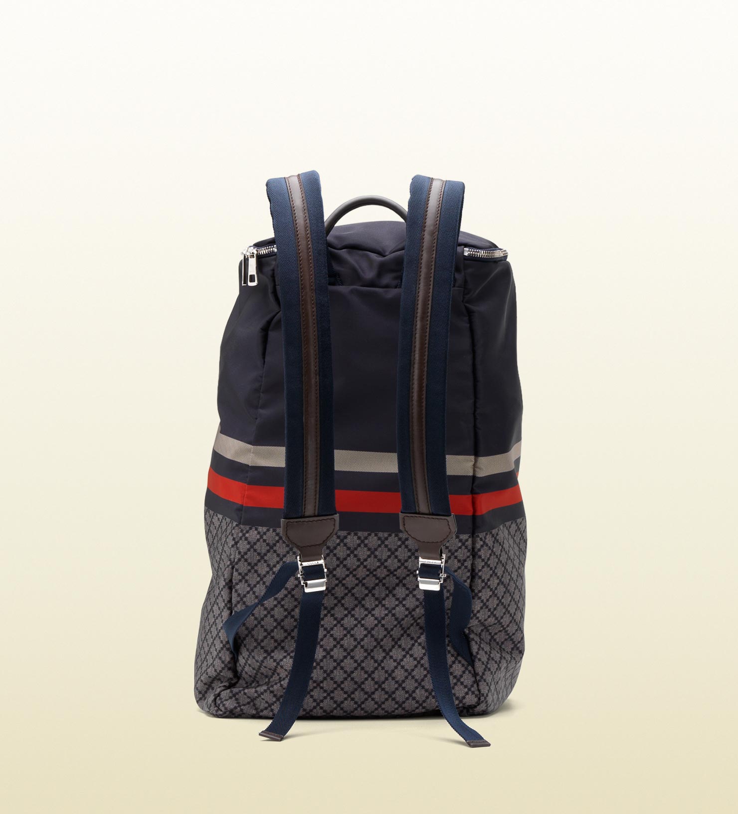 Lyst - Gucci Large Backpack in Blue for Men