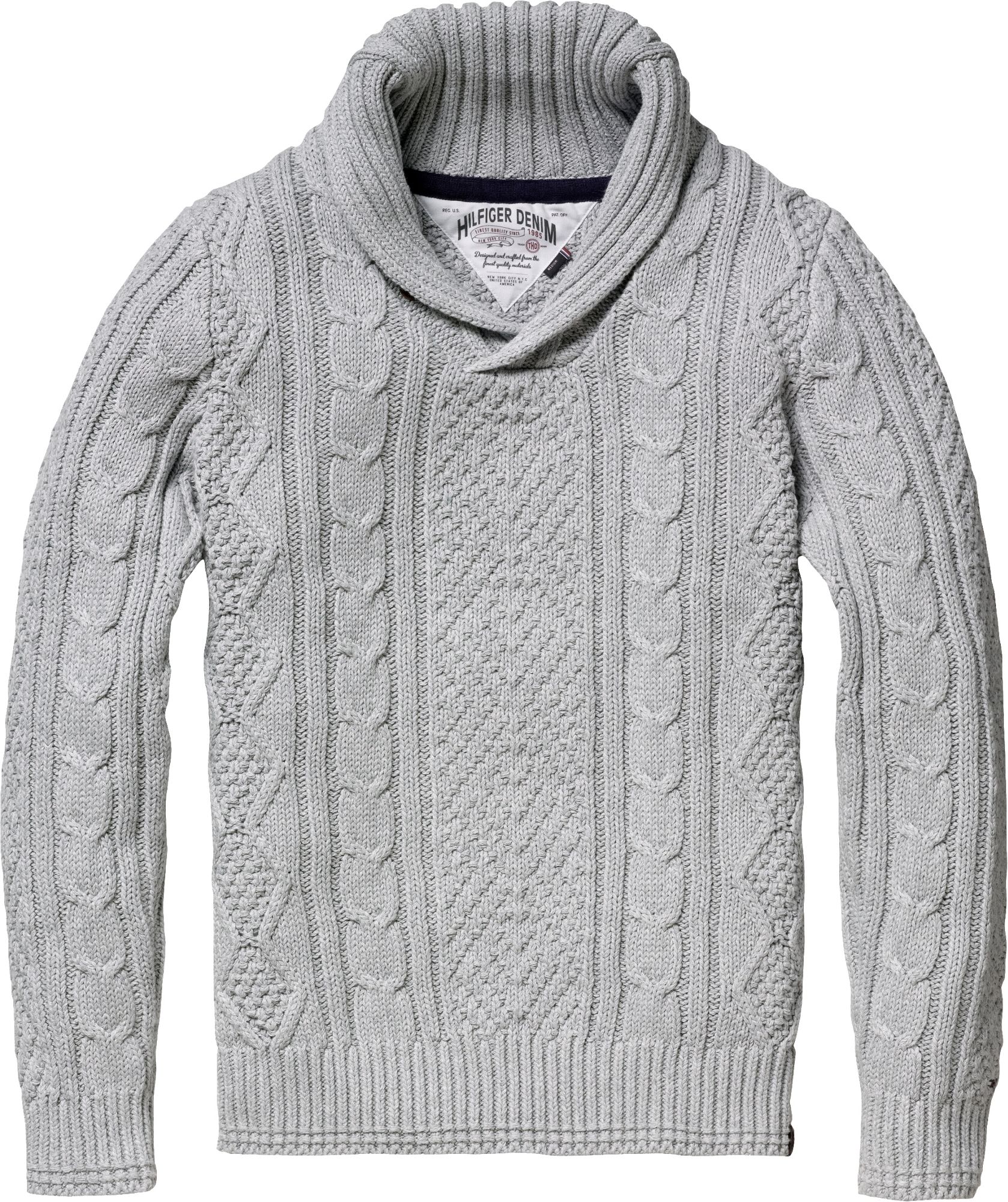 Tommy Hilfiger Goren Long Sleeved Sweater in Gray for Men (grey) | Lyst
