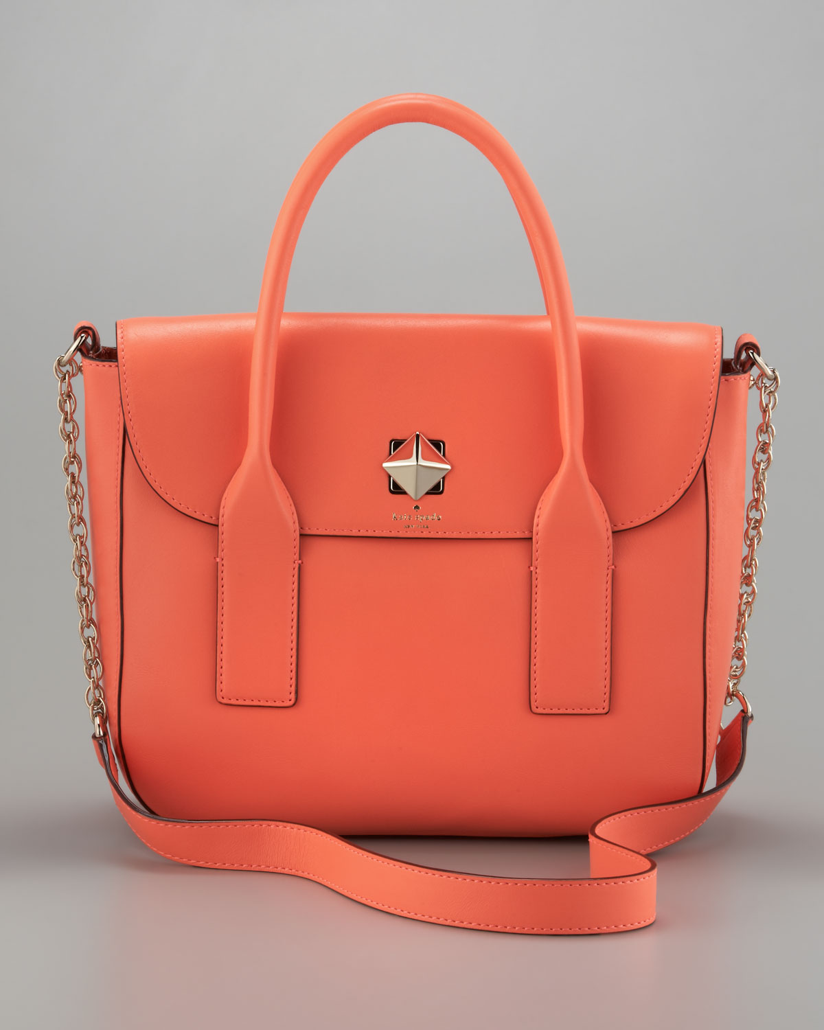 Lyst Kate Spade New York Florence Leather Satchel in Pink