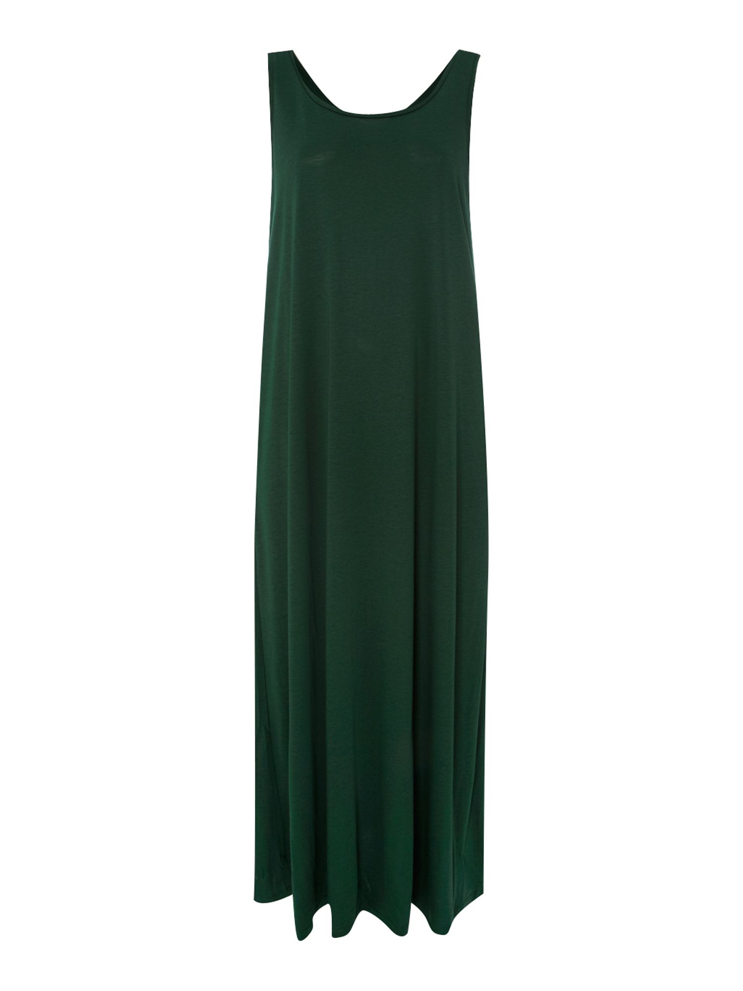 Whistles Gemma Maxi Dress in Green (dark green) | Lyst