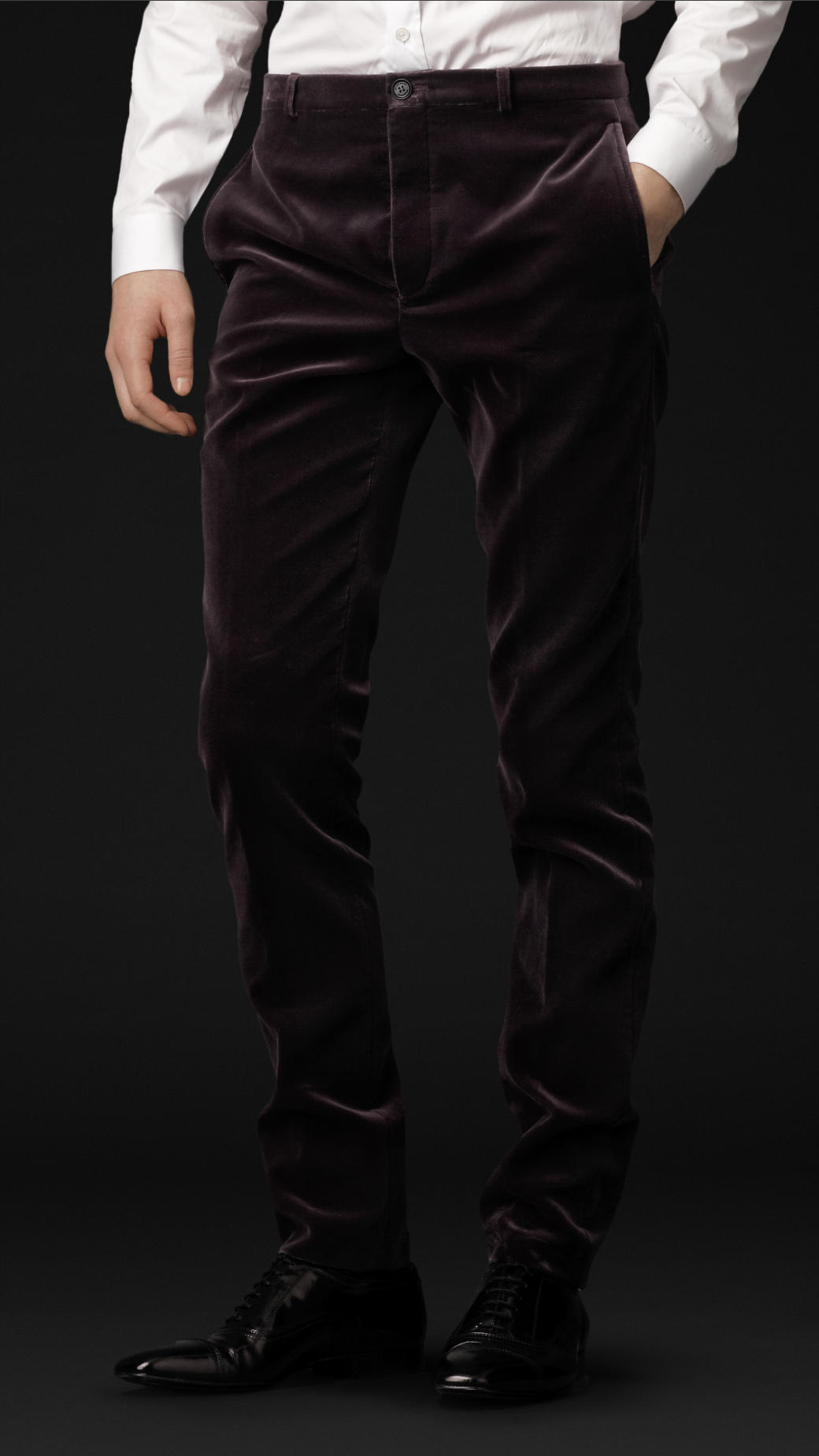 velvet trousers mens