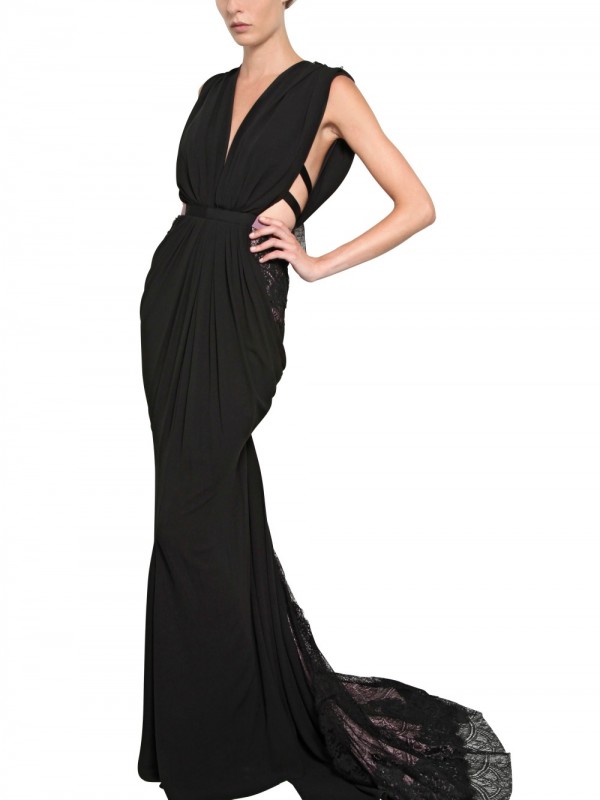 Black Silk Dress