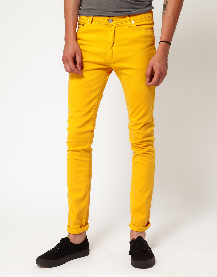 mens yellow pants target