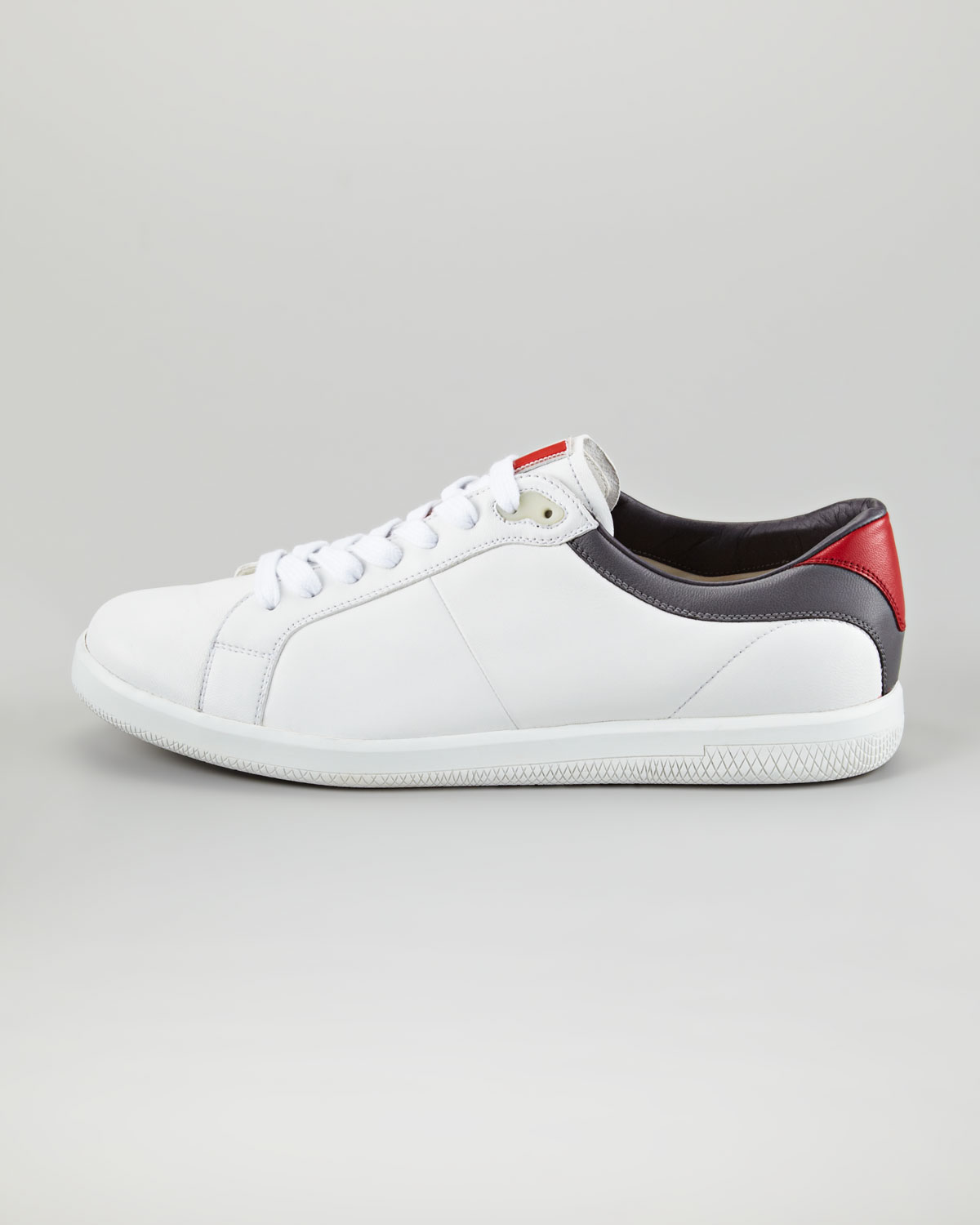 prada mens trainers white
