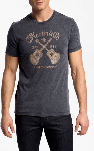 Lucky Brand Martin Guitars Tshirt in Blue for Men (american navy) | Lyst