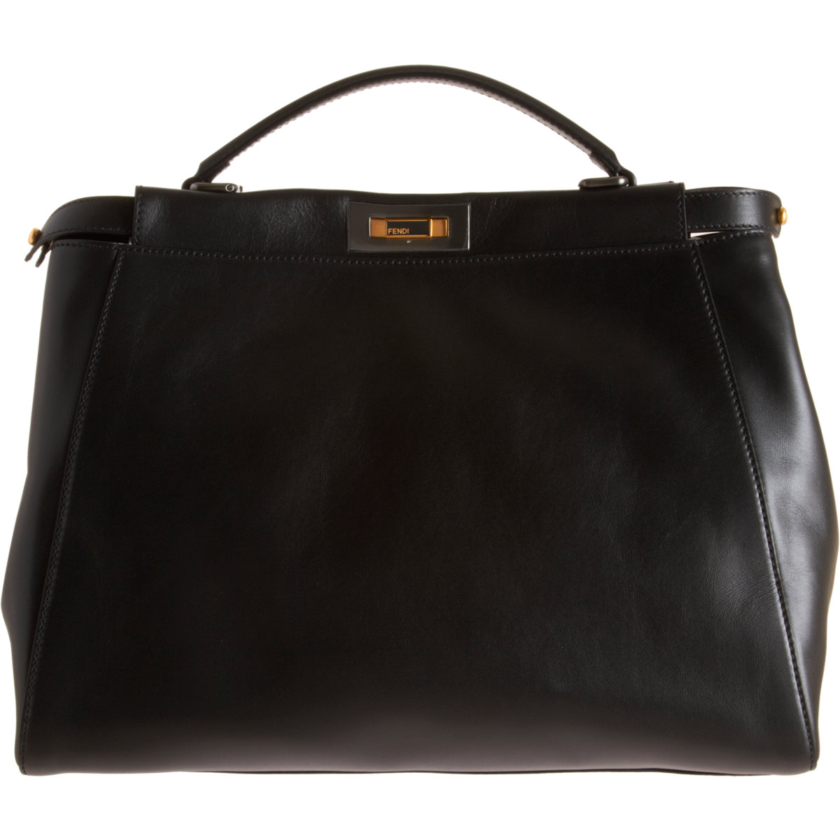 Fendi Medium Peekaboo Bag in Black | Lyst