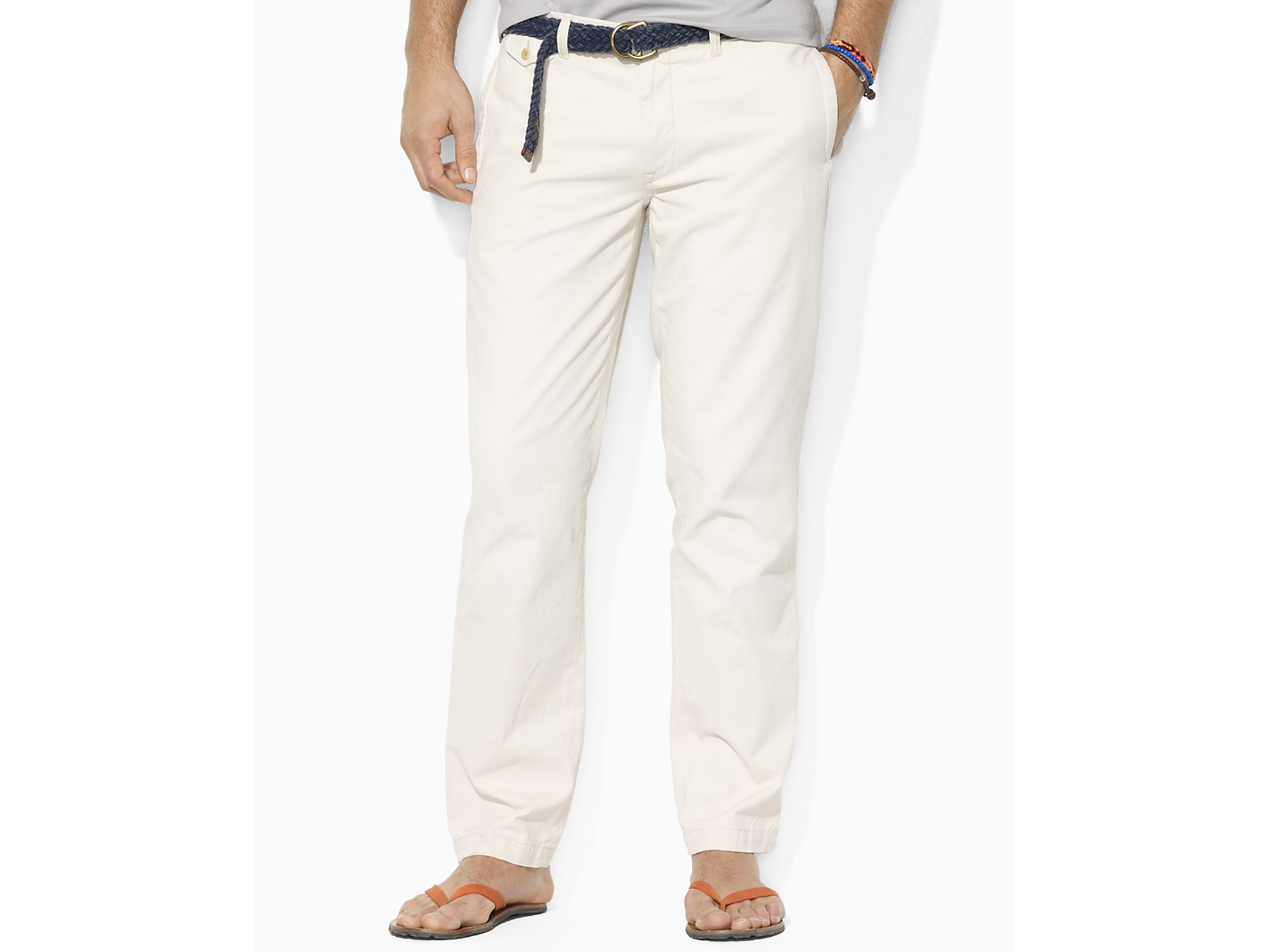 Polo Ralph Lauren Vintage Officers Chino Pant in White for Men (andover ...