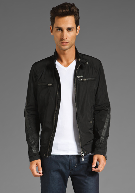 Diesel Jeffir Teflon Waterproof Jacket in Black for Men | Lyst
