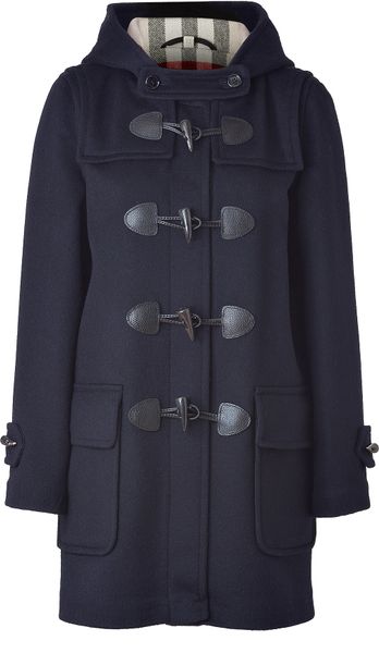 Burberry Brit Navy Minstead Duffle Coat in Blue (navy) | Lyst