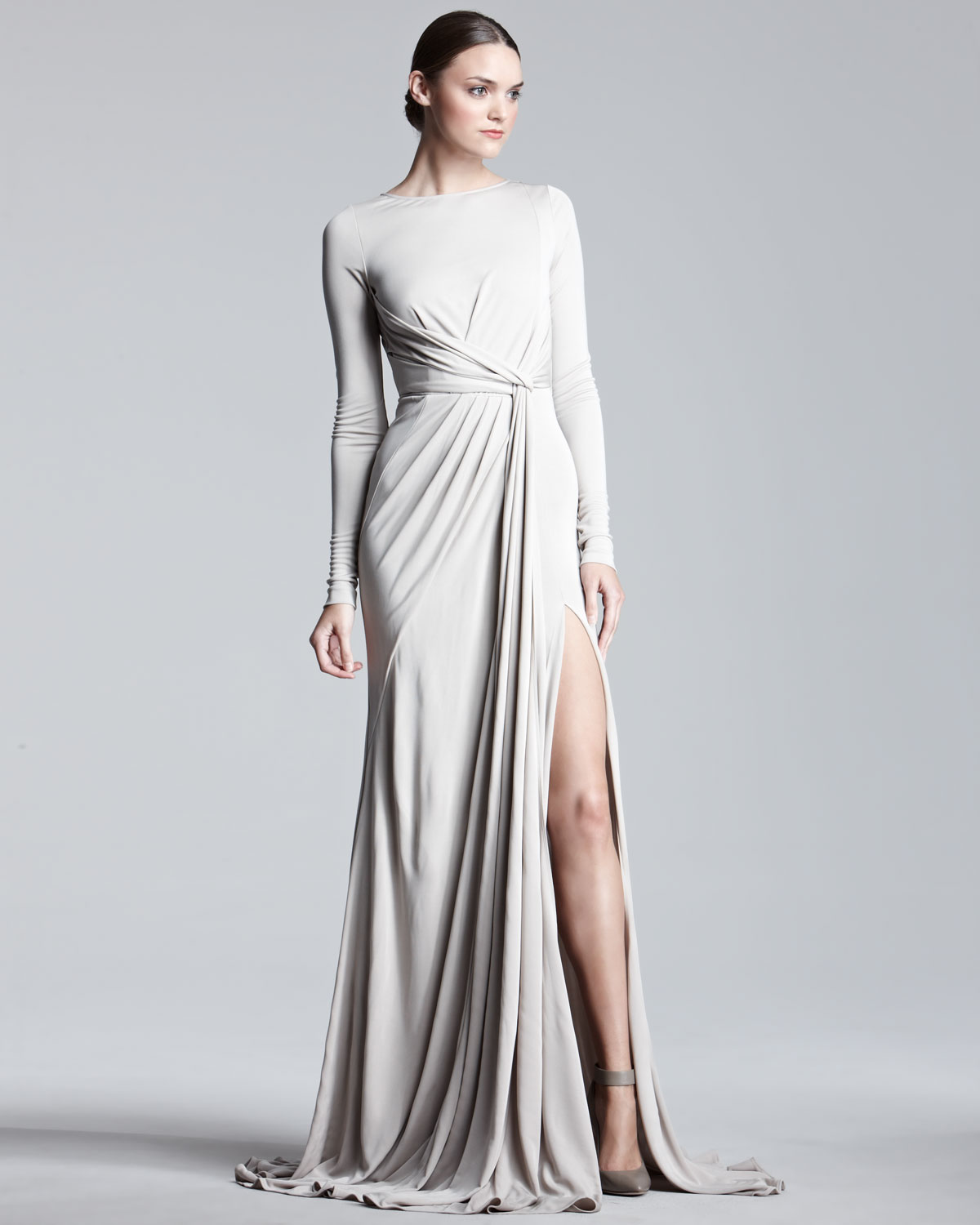 Elie Saab Silver Dresses