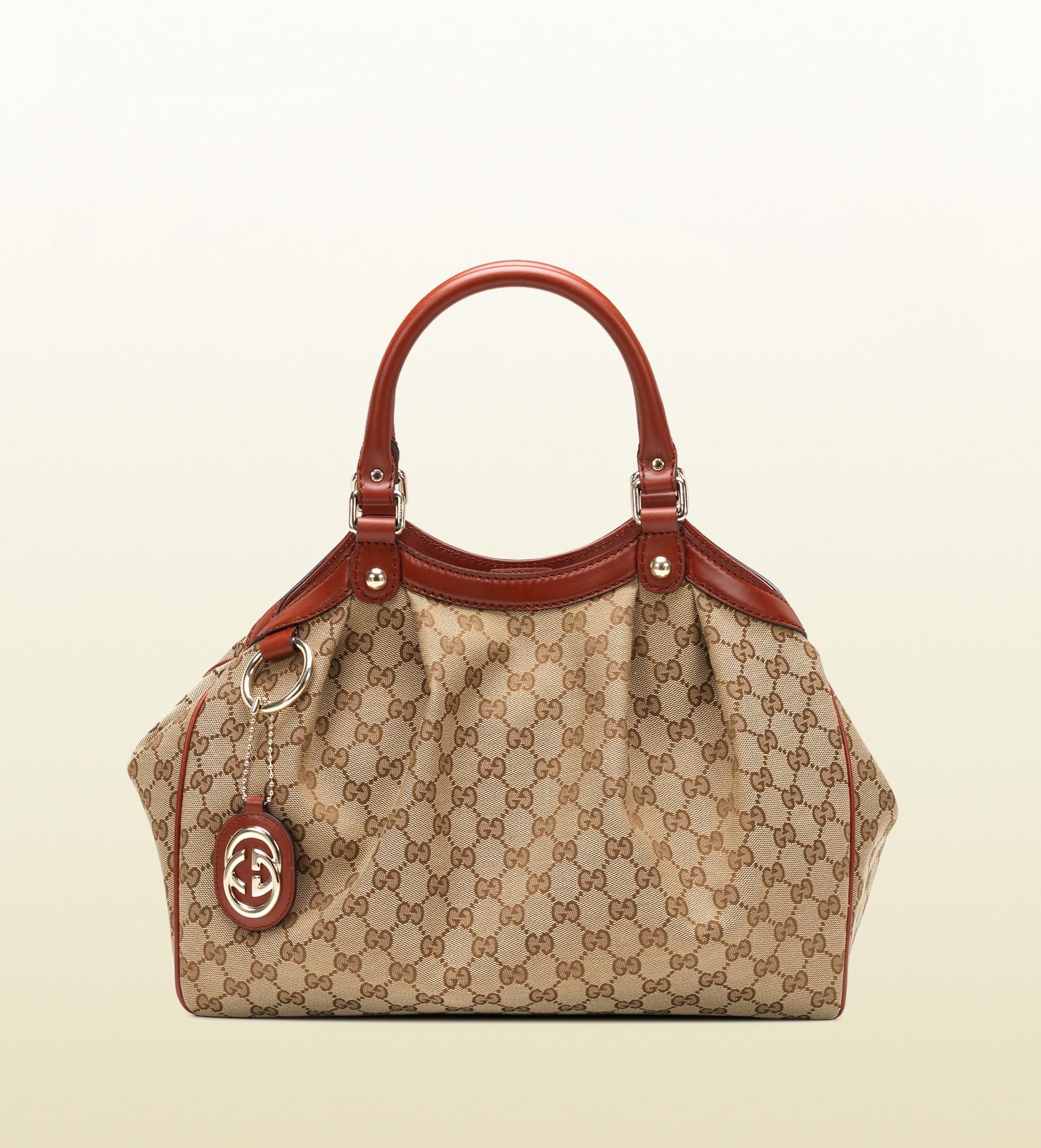 Lyst Gucci Sukey Original Gg Canvas Tote In Natural
