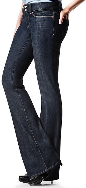 Gap Perfect Boot Jeans in Blue (dark) | Lyst