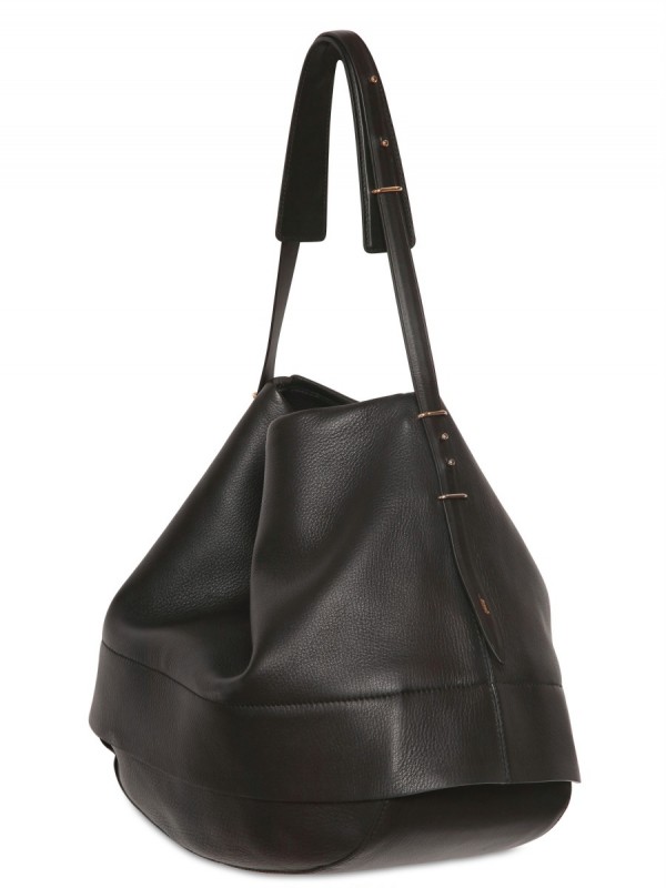 Lyst - Maiyet Leather Large Hobo Shoulder Bag in Black