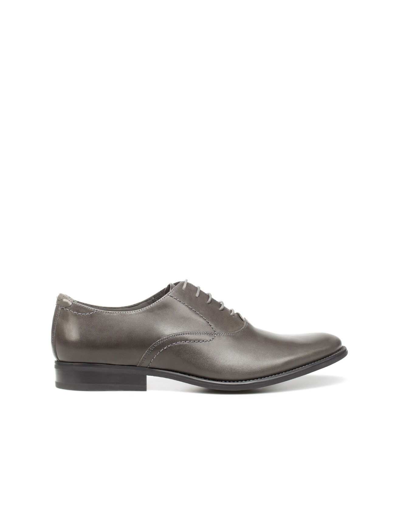 Zara Dress Oxford Shoes in Gray for Men | Lyst
