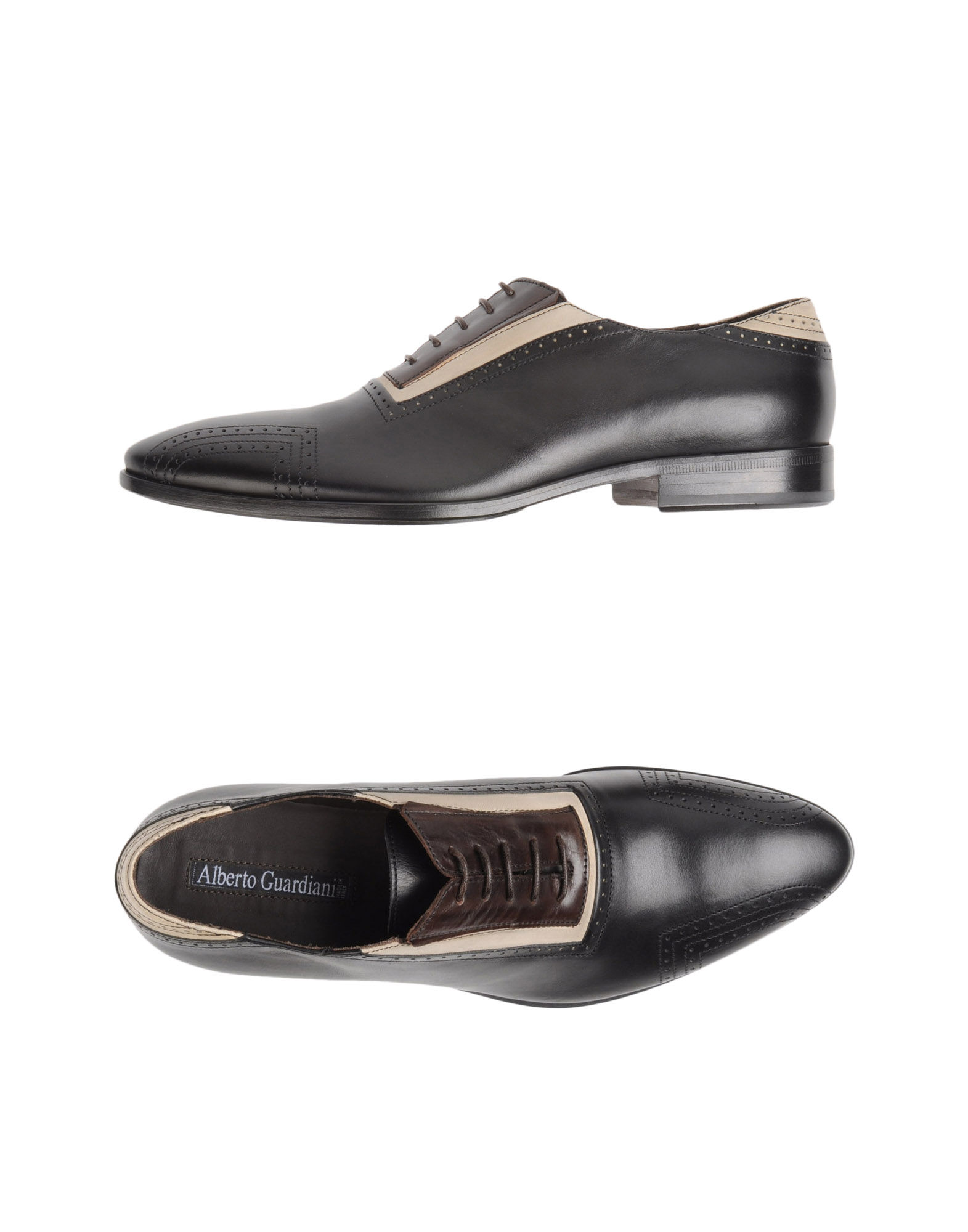 Alberto Guardiani Laced Shoes in Black for Men | Lyst