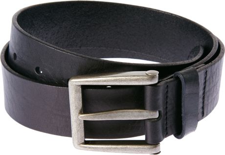 Diesel Leather Belt in Black for Men | Lyst