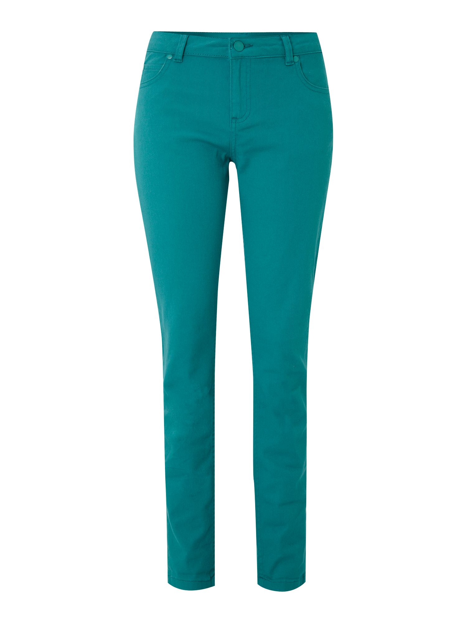 Whistles Charlie Coloured Skinny Jeans in Green | Lyst
