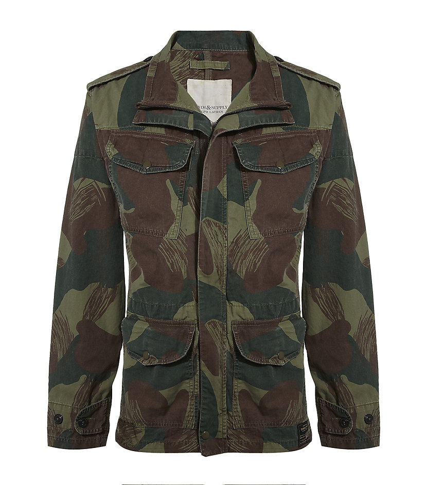Denim & Supply Ralph Lauren Camouflage Military Jacket in Green for Men ...