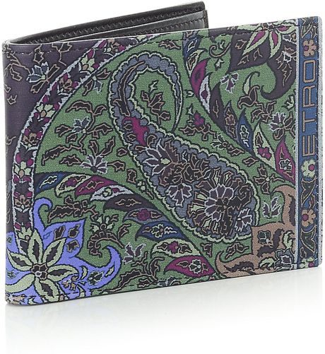 Etro Loud Billford Wallet in Multicolor for Men | Lyst