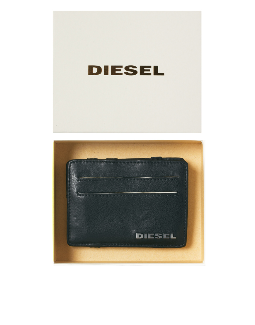 Lyst Diesel Jet Magic Wallet in Black for Men