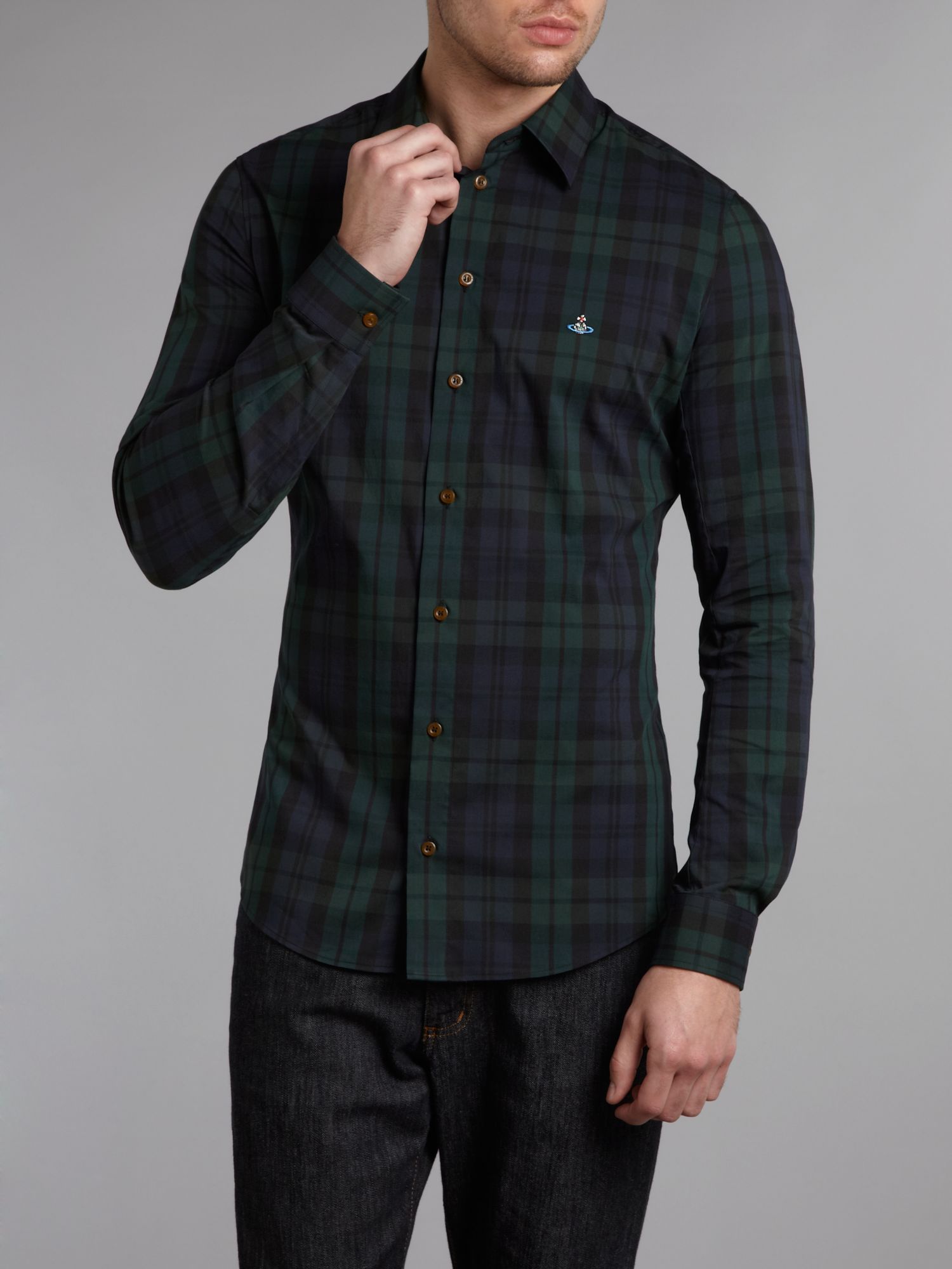 tartan shirts mens uk