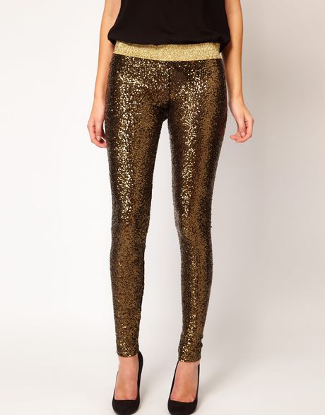 Sass & Bide The Kills Sequinned Pants in Gold | Lyst