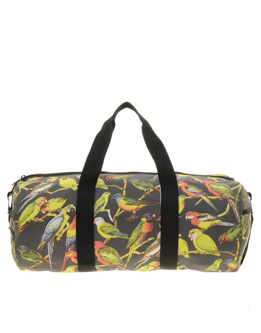 Popular Brands bnwot asos mens unisex brown faux leather & khaki canvas bag There maybe slight colour variation due to photography and light. Double carry handles, long adjustable & detachable strap.