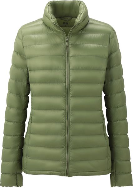 Uniqlo Women Premium Down Ultra Light Jacket in Green | Lyst