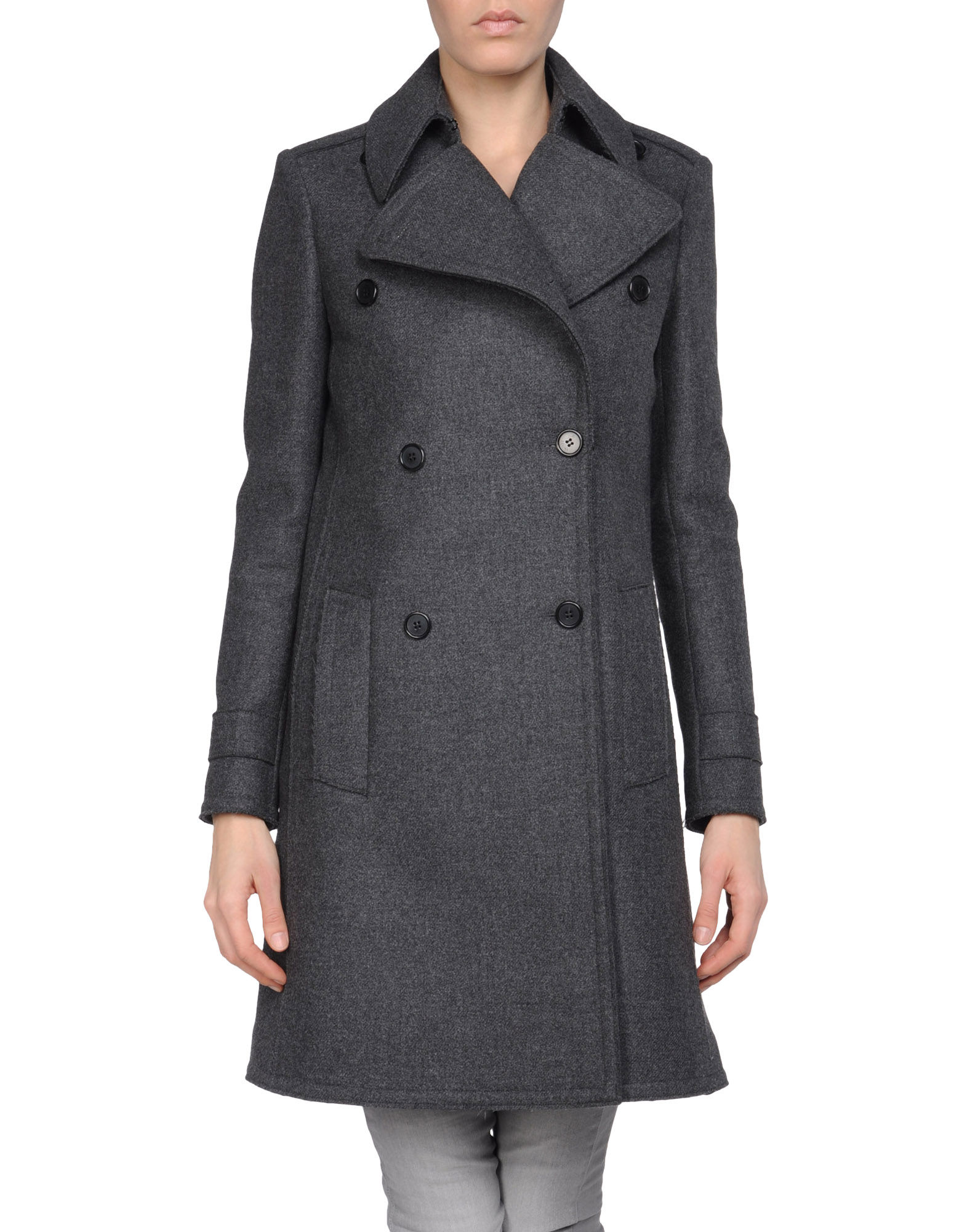 Celine Coat in Gray (grey) | Lyst