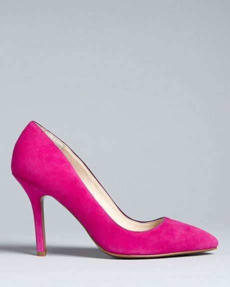 Juicy Couture Pointy Toe Pumps Gina High Heel in Pink (bright fuschia ...